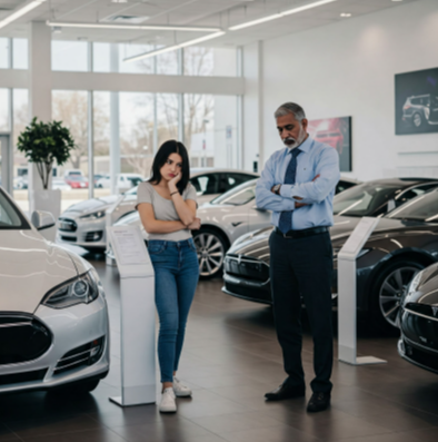 MancusoRob's tweet photo. If you went car shopping and the salesperson never gave you a reason to buy into their brand mission and values, would you? #Tesla https://t.co/lfcKMEcytB