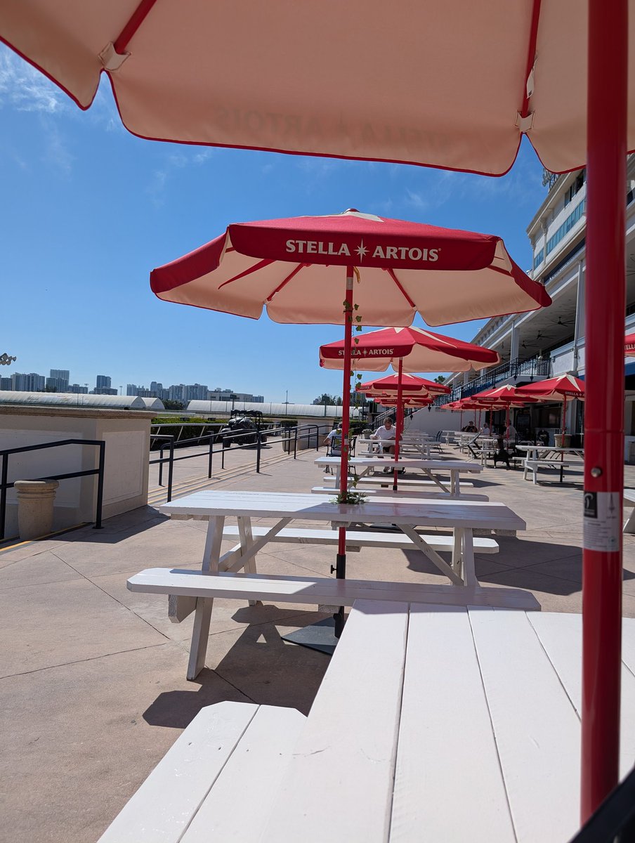 Hey Guys!

<a href="/AnnouncerPete/">Peter Aiello</a> got new tables <a href="/GulfstreamPark/">Gulfstream Park</a> for all of you to enjoy the horse racing. ✌️✌️

I invite you to come and help me beating <a href="/larrycollmus/">Larry Collmus</a> picks. 😀