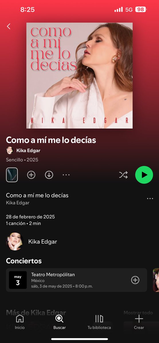 ¿Ya le dices que la amas
y es la única en tu vida
COMO A MI ME LO DECÍAS?

AYYYY PAPEEEEEL, ya salió este pedazo de rola que hice con <a href="/KikaEdgar/">Kika Edgar</a> porfa no se la pierdan 👌🏼🥲