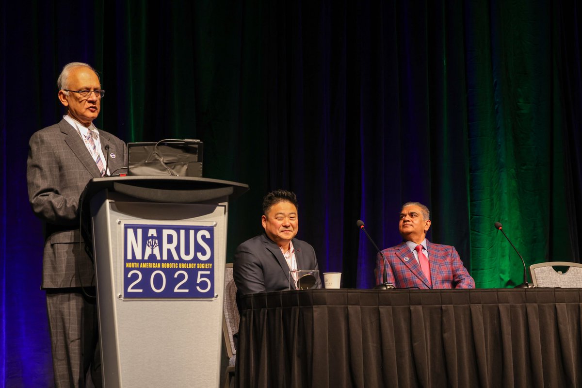 John W. Davis, MD (@jdhdavis) on Twitter photo Congrats to Vip Patel on the Menon Award 2025βa career recognition for pioneering work in robotic surgery.
<a href="/RoboUro/">North American Robotic Urology Society | NARUS</a> #narus25
<a href="/vipulpatelmd/">Vipul Patel, MD</a> Congrats to Vip Patel on the Menon Award 2025βa career recognition for pioneering work in robotic surgery.
<a href="/RoboUro/">North American Robotic Urology Society | NARUS</a> #narus25
<a href="/vipulpatelmd/">Vipul Patel, MD</a>
