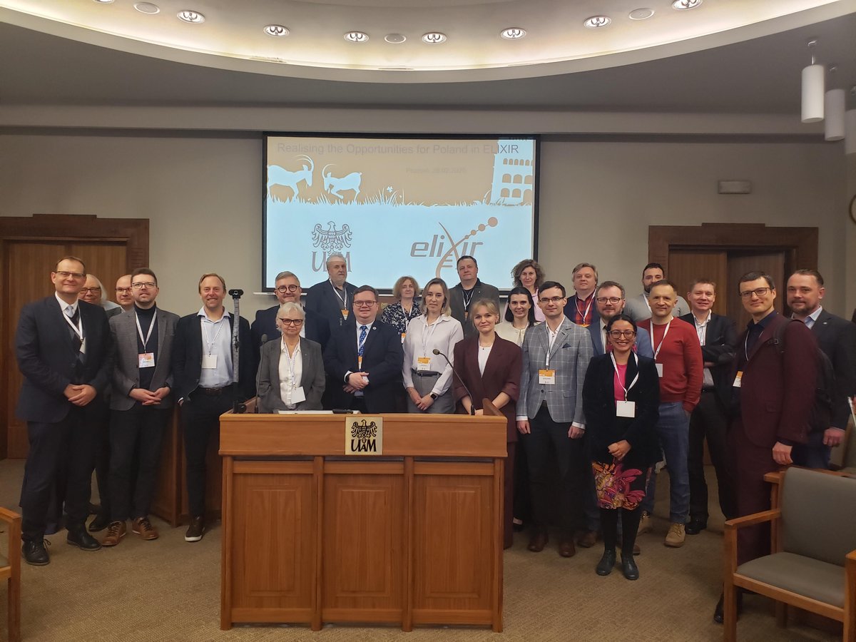 🙌 Today, ELIXIR representatives visited Poland to discuss opportunities for the country to join ELIXIR. We look forward to seeing the 🇵🇱 Polish research community’s involvement in ELIXIR and collaboration with other European countries in the future 🌍.

#ELIXIR_STEERS