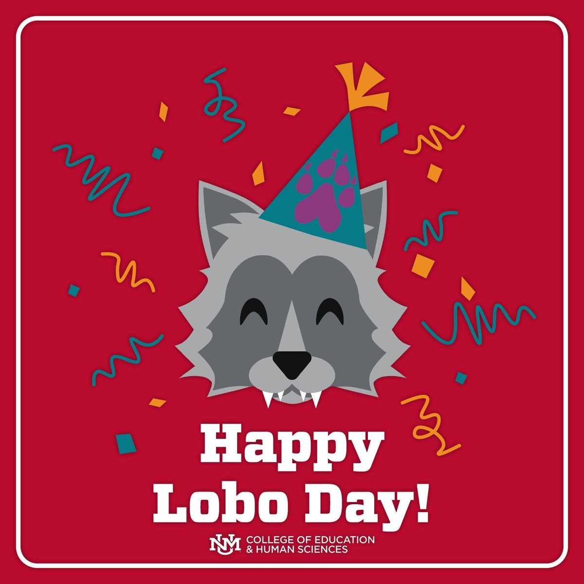 136 years old! Today, we celebrate the founding of The University of New Mexico, and we celebrate you, Lobos! Here is to another great year!  🎈 🎉 🐺