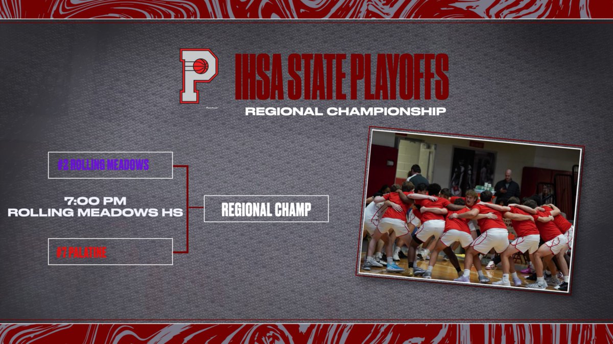 Come out and support the Pirates as we take on Rolling Meadows on their home court at 7 PM for the regional championship.  Get your tix here: gofan.co/app/school/IL1…