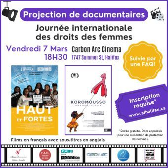 FFANE_'s tweet photo. Femmes Action Halifax convie toutes les femmes à une projection cinématographique  
Lien d'inscription : https://t.co/Q3OBg9oYqk 
Lien pour l'évènement : https://t.co/G0XPb2xJ4A https://t.co/h42puuOdAj