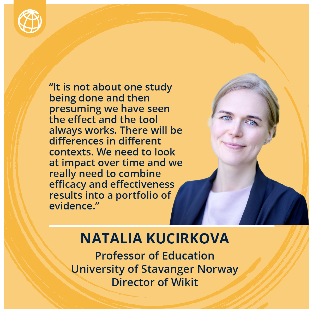 “The biggest #EdTech challenge is that tools that are badly designed make a bad situation worse. Quality assurance for AI is key" - <a href="/NKucirkova/">Natalia I. Kucirkova</a>

🎦Replay event: wrld.bg/FlXA50V4E4N

🆕Blog: wrld.bg/TNfc50V4E4O by <a href="/shubha2110/">Subhashini R</a> @rita_KAlmeida &amp; Halil Dundar

#InvestInPeople