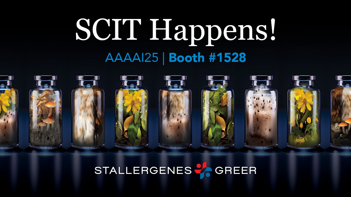 With over a century of experience serving the allergy community, Stallergenes Greer offers the largest portfolio of allergy immunotherapy extracts so HCPs can customize treatment for their patients. Join us 2/28-3/2 at #AAAAI25, Booth #1528 to learn more!
