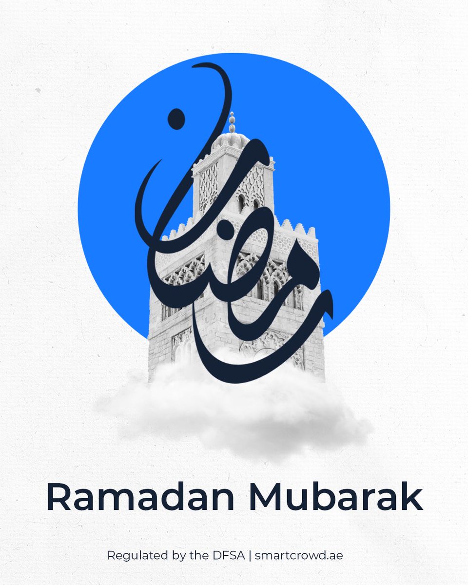 From all of us at SmartCrowd, Ramadan Mubarak! 🌙✨ 

May this Holy Month bring peace, good health, and endless blessings to you and your loved ones.

#Ramadan