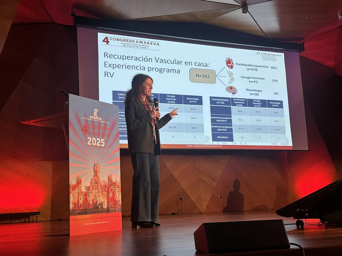 Muchos servicios implicados en la unidad de recuperación vascular del  Hospital la Paz 
Un modelo para extender al resto de hospitales
<a href="/AMAREVA_Madrid/">AMAREVA Riesgo Vascular</a> <a href="/almucastro01/">Almudena Castro Conde</a>