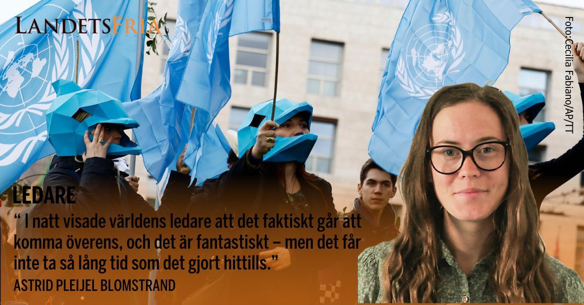 LEDARE: Det har blivit symptomatiskt  för vår tid att världens länder gärna kommer överens om vad som ska göras, men inte om hur det ska göras. Det skriver Astrid Pleijel Blomstrand buff.ly/3Xo9dps