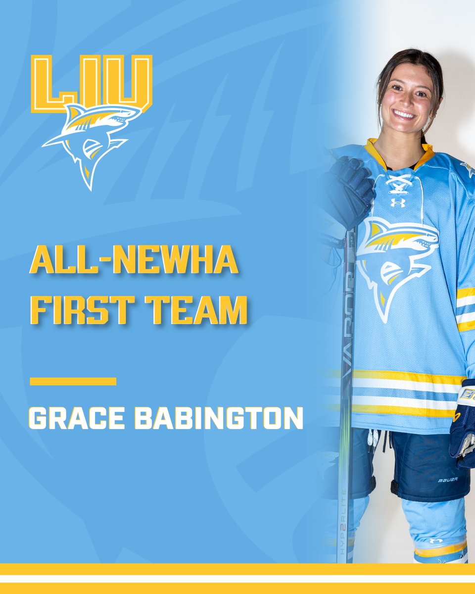 Congratulations to Grace Babington on earning NEWHA First Team honors!