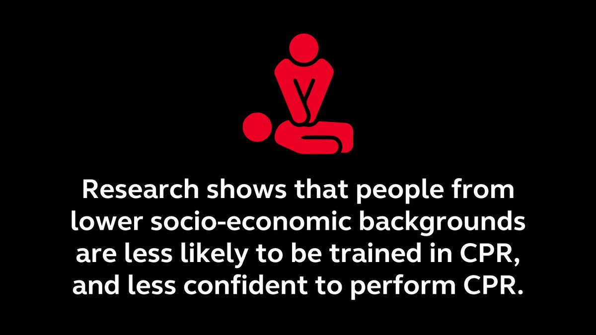 People from lower socio-economic backgrounds are less likely to receive bystander CPR, access a defib, or survive a cardiac arrest. 

At RCUK, we’re working to change this, because everyone deserves an equal chance of survival, no matter where they live or their background.