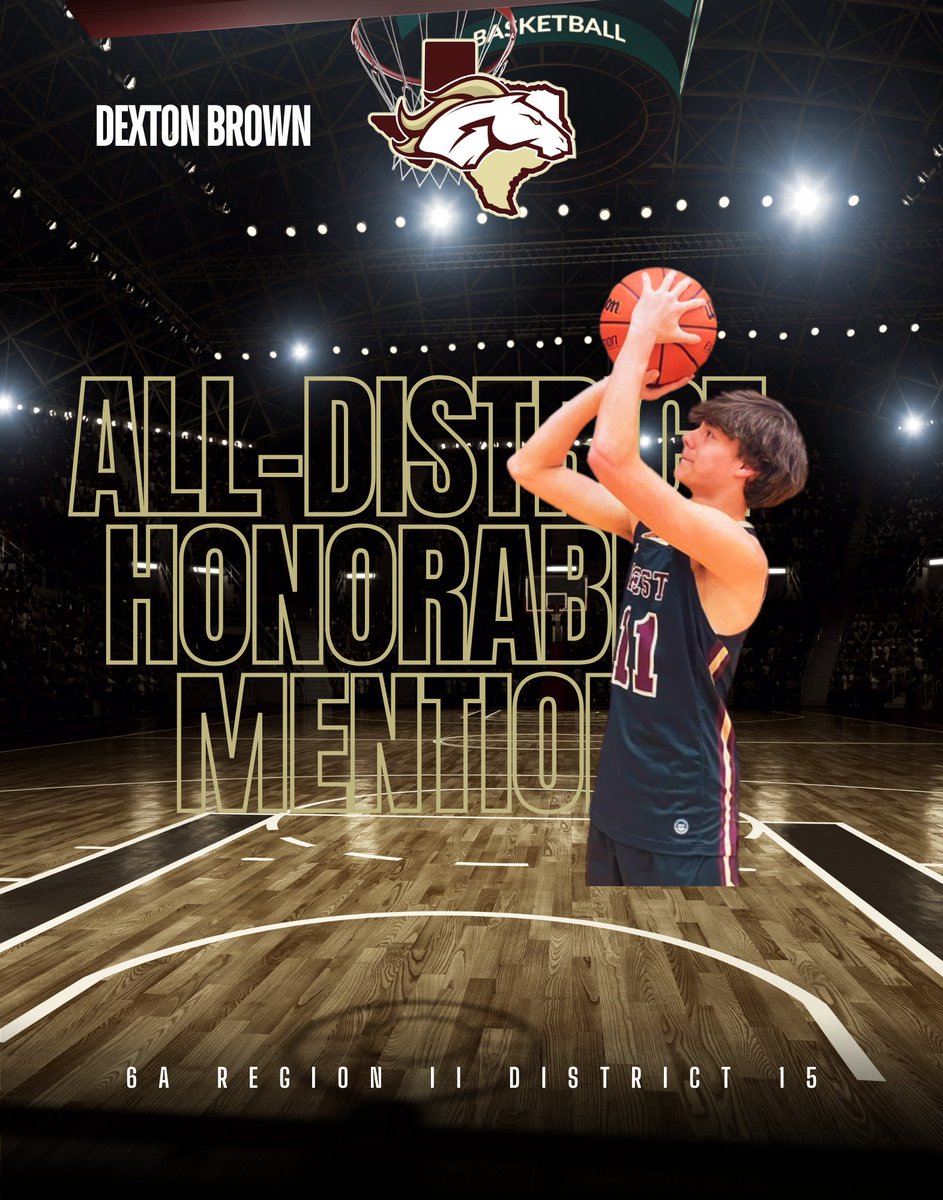 Congratulations to Dexton Brown for receiving Honorable Mentions Honors this year!