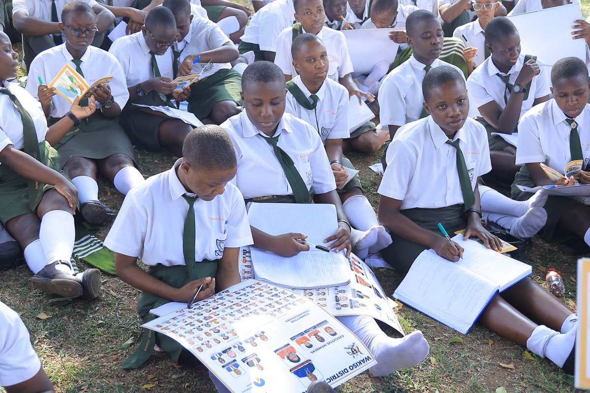 STUDENTS LEARN FROM THE BEST! 
Our Lady of Africa Secondary School, Namilyango students visited the District Headquarters today to learn about local council leadership. Deputy CAO Betty Nankindu shared insights on local governance &amp; achievements! <a href="/MoLGUganda/">Ministry of Local Government</a>