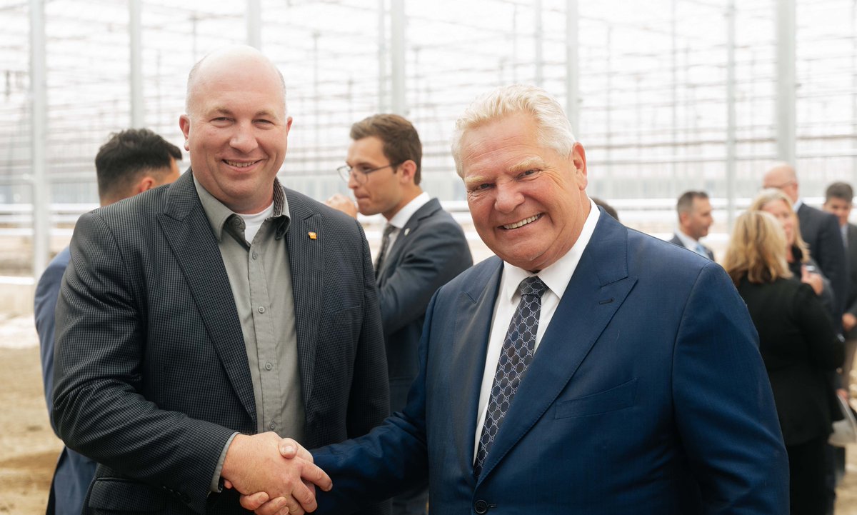 Congratulations to Premier <a href="/fordnation/">Doug Ford</a> for winning a rare 3rd consecutive mandate to lead our province. Agriculture is a leading pillar of the Ontario economy, employing more than 11% of the workforce, and Ontario’s farmers look forward to continuing to work with your government
