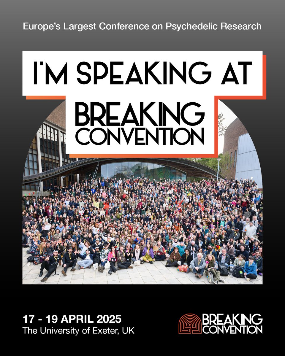 Robert Dickins (@cofgodas) on Twitter photo Received some excellent news today - I'm speaking at <a href="/breakingcon/">Breaking Convention</a> this April on the psychedelic sublime 🥳 who else is coming along? Received some excellent news today - I'm speaking at <a href="/breakingcon/">Breaking Convention</a> this April on the psychedelic sublime 🥳 who else is coming along?