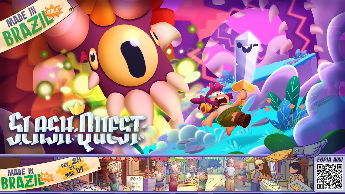 Slash Quest โจ๐ก๏ธ OUT NOW on Steam! (@slashquest) on Twitter photo e comeรงou a <a href="/madeinbrsale/">BRIndies #MadeinBrazilSale</a>!!!
store.steampowered.com/sale/MadeinBraโฆ
bora subir a #madeinbrazilsale
simplesmente a maior promoรงรฃo de jogos BR! e comeรงou a <a href="/madeinbrsale/">BRIndies #MadeinBrazilSale</a>!!!
store.steampowered.com/sale/MadeinBraโฆ
bora subir a #madeinbrazilsale
simplesmente a maior promoรงรฃo de jogos BR!