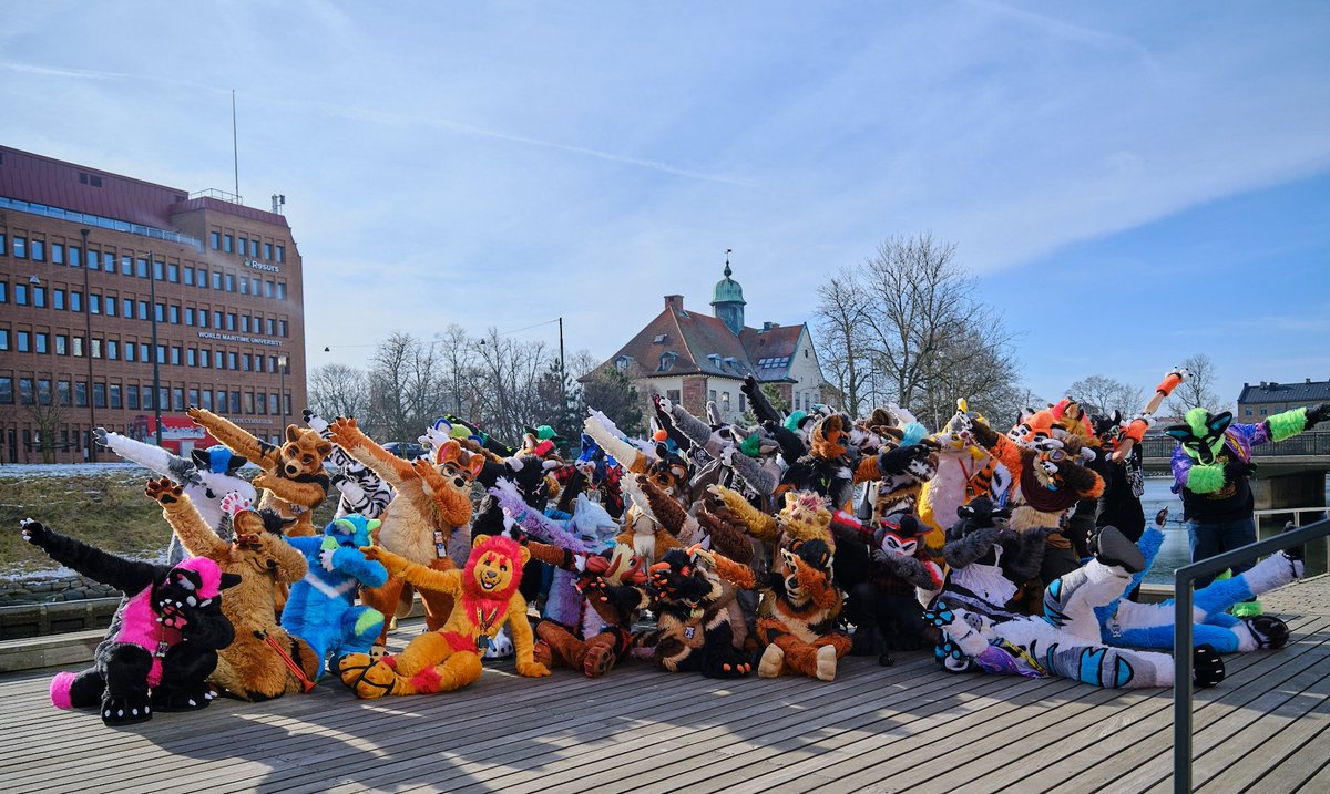 TheKareliaFursuits 🔜 Dokomi, EF29, Furnavia. (@thekarelia) on Twitter photo We are so thankful that so many participated in our family group photo at #nordicfuzzcon2025. Also huge thanks to all photographers and helpers who made this possible ❤️
Pics by <a href="/LightOfSolaris1/">LightOfSolaris 🔜 CFZ, AWO</a> 📸
#thekareliafursuits #fursuitfriday We are so thankful that so many participated in our family group photo at #nordicfuzzcon2025. Also huge thanks to all photographers and helpers who made this possible ❤️
Pics by <a href="/LightOfSolaris1/">LightOfSolaris 🔜 CFZ, AWO</a> 📸
#thekareliafursuits #fursuitfriday