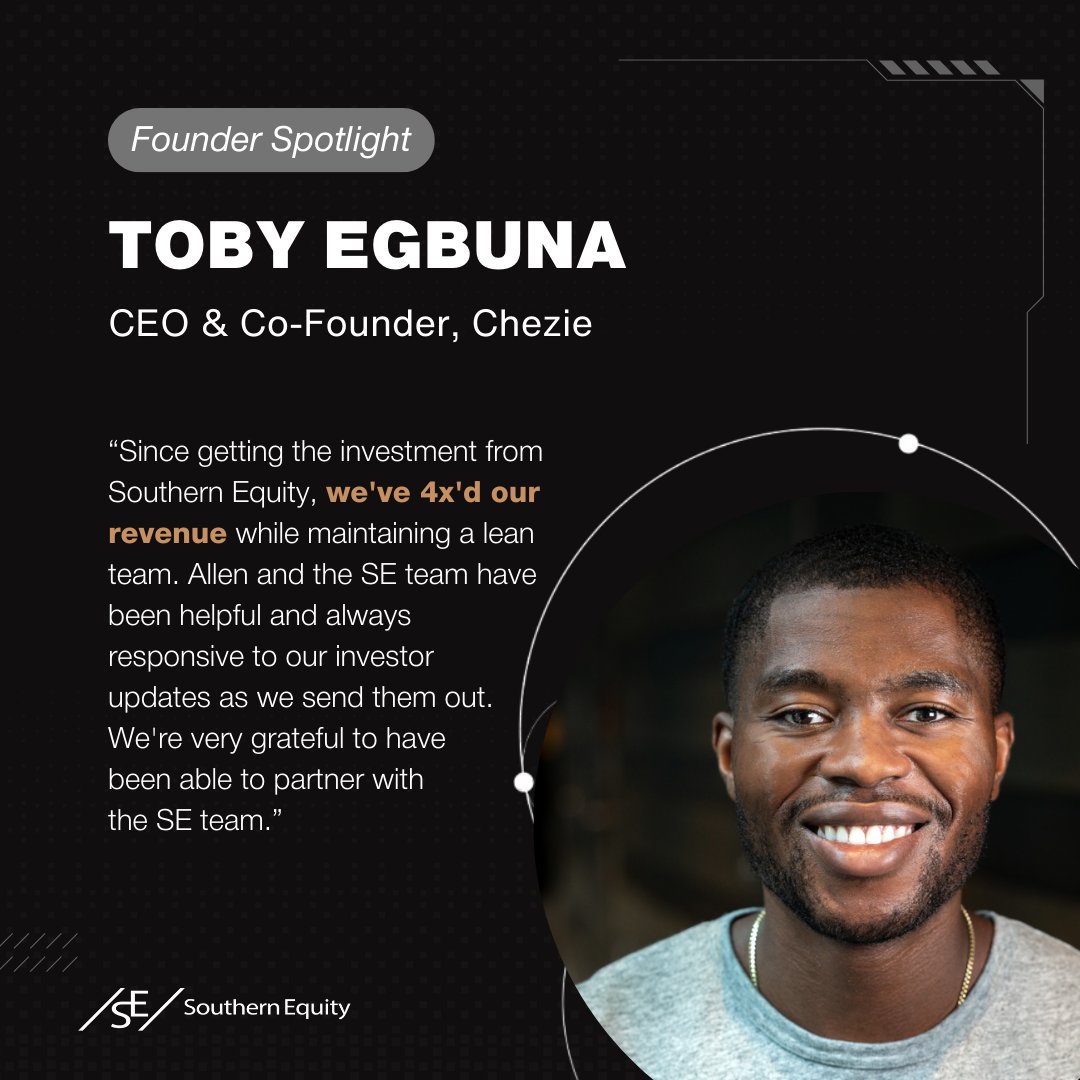 Meet <a href="/tobyegbuna/">Toby Egbuna</a>, Co-Founder of Chezie, an all-in-one solution designed to help companies build impactful employee resource groups (ERGs) that build inclusive communities. 🫱🏽‍🫲🏿

As first-generation Nigerian immigrants, Toby and his sister, Dumebi, founded Chezie with a mission to