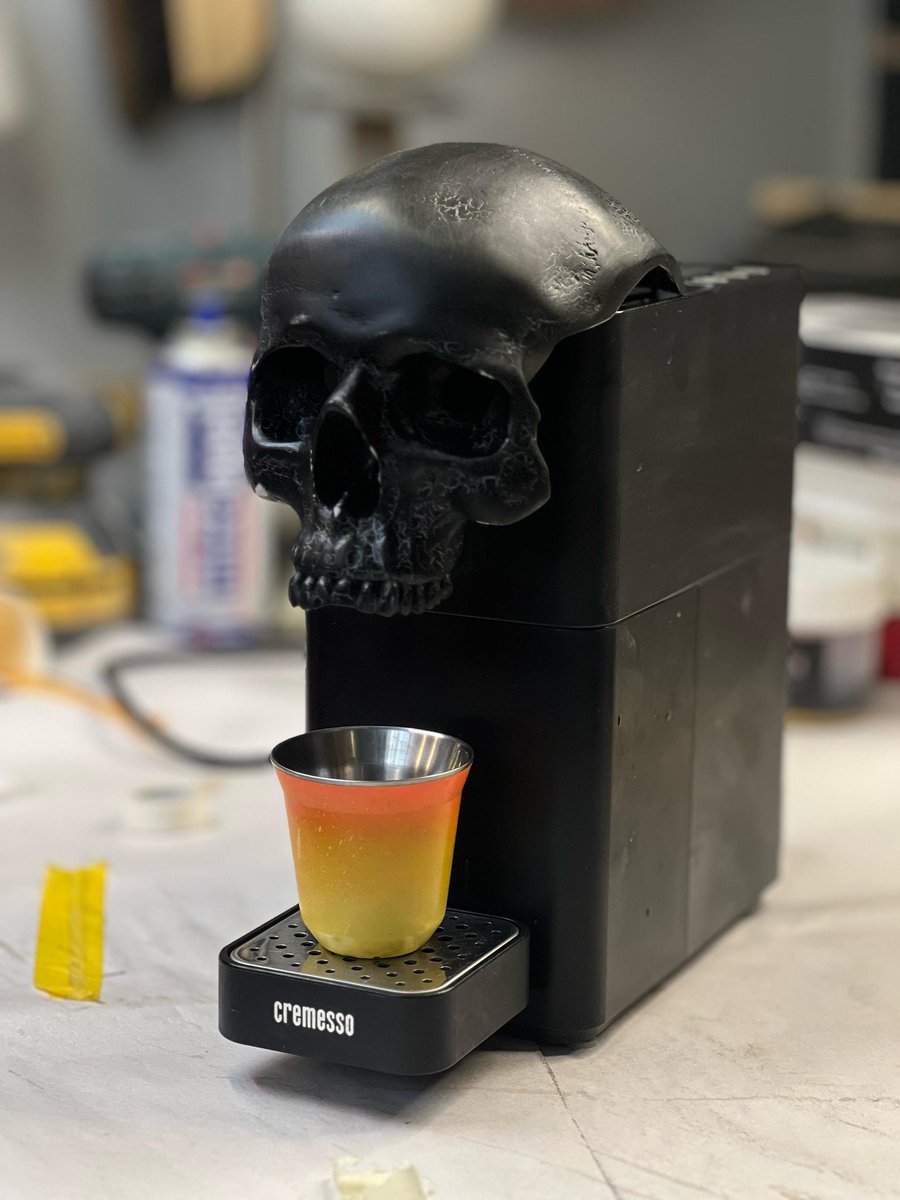 P1221Dynamic's tweet image. A week without something new is boring .Here’s my Nespresso machine that I’m customizing, and this is just the start!

 🤟👽