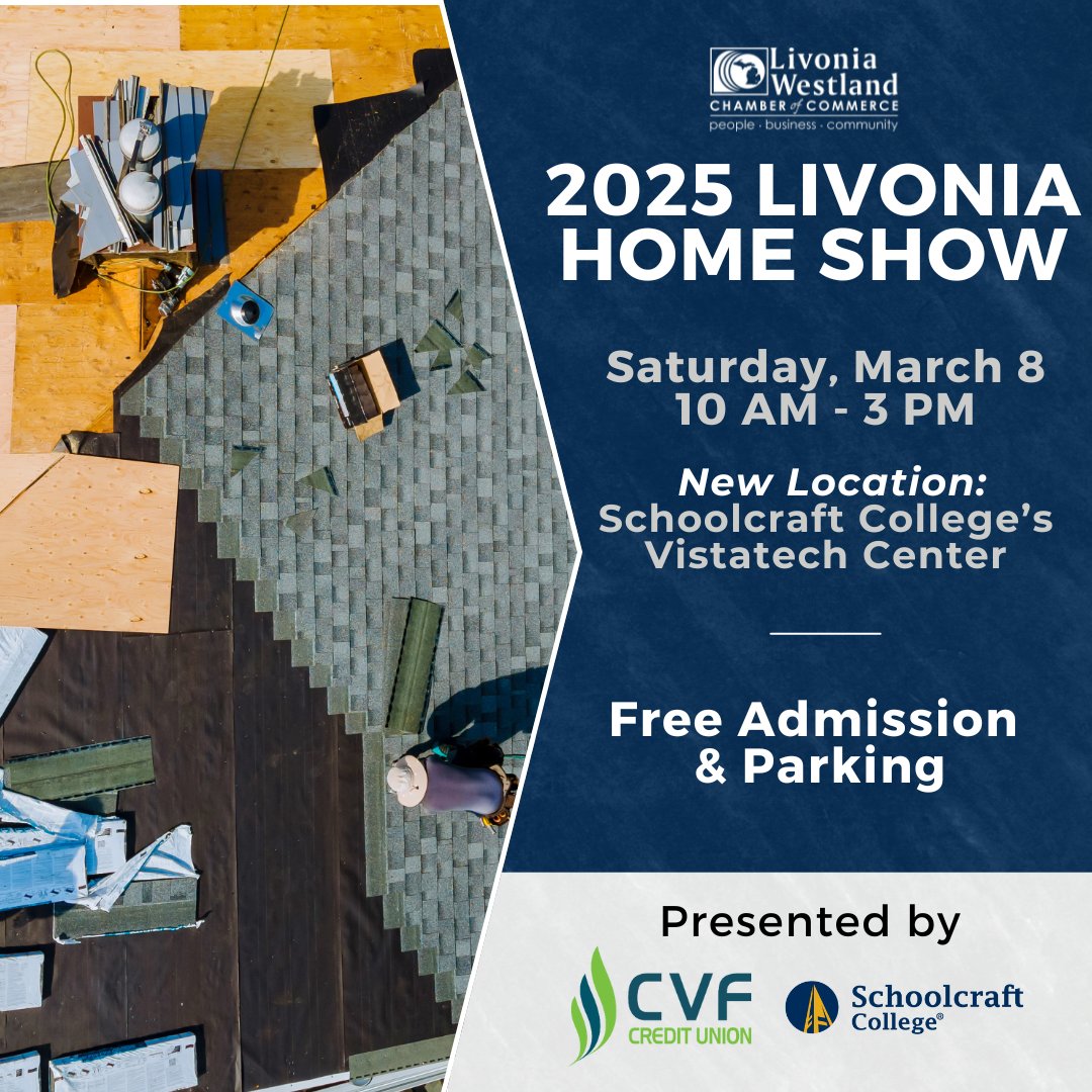 Our home show returns next weekend at a new venue: Schoolcraft College Vistatech Center on Haggerty south of 7 Mile. Free admission and parking. We have 50 vendors ready to share ideas and schedule estimates.