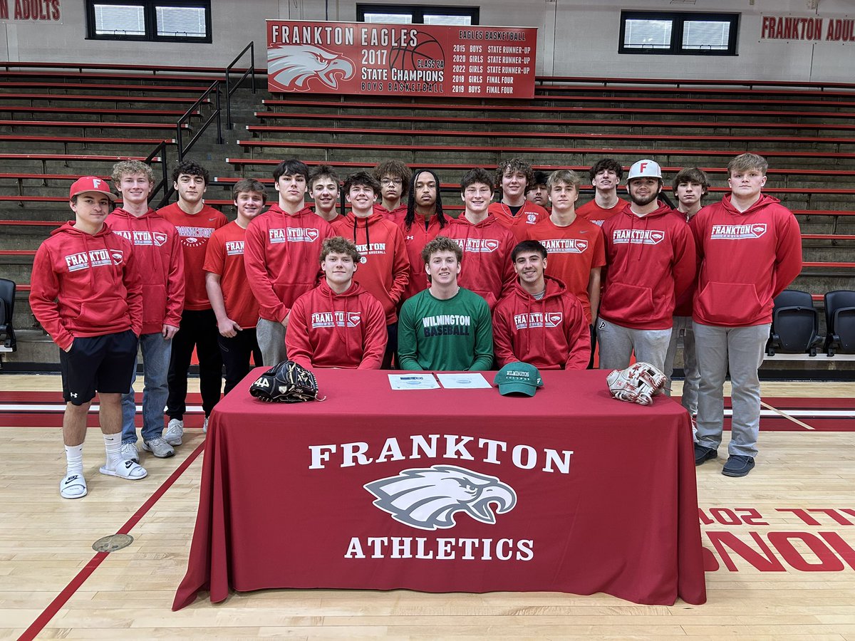 Frankton Baseball (@fhsbaseball01) on Twitter photo Congratulations to Jarrett Morris on officially signing to continue his academic and baseball career at Wilmington College! <a href="/jarrettmorris14/">Jarrett Morris</a> <a href="/wilmy_baseball/">Wilmington College Baseball</a> <a href="/FranktonAthleti/">Frankton Athletics</a> Congratulations to Jarrett Morris on officially signing to continue his academic and baseball career at Wilmington College! <a href="/jarrettmorris14/">Jarrett Morris</a> <a href="/wilmy_baseball/">Wilmington College Baseball</a> <a href="/FranktonAthleti/">Frankton Athletics</a>