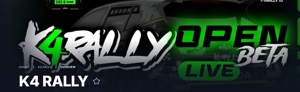 Abdullah_dedsec's tweet photo. So Just tried out K4 Rally on @GAM3Sgg, and wow! this ain't your typical racing game. 

It’s got real rally vibes, NFT cars, and even pro drivers involved! Whether you wanna race manually or let your team handle things, the game’s got both styles covered. 🏁🔥 https://t.co/a8pv9dWEcA