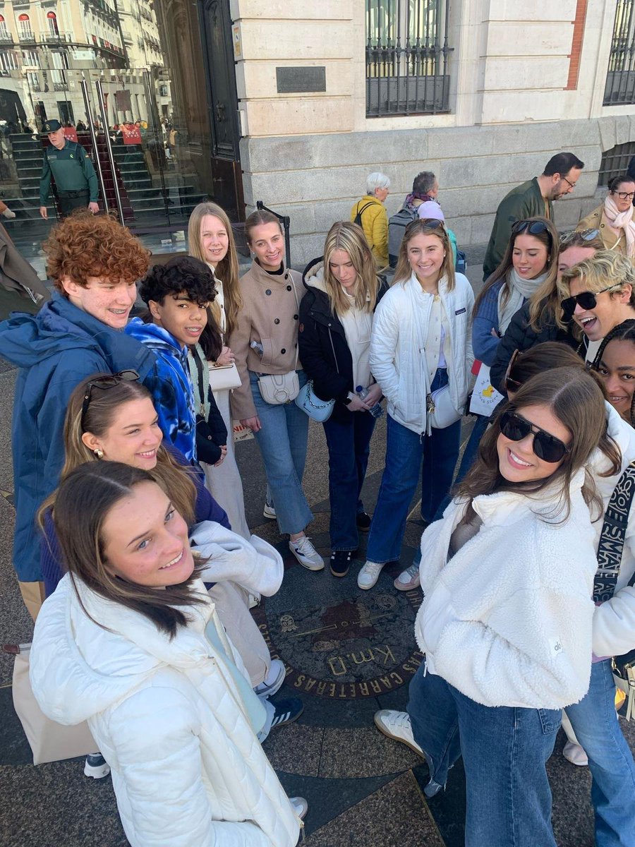 Episcopal’s Spanish exchange students are enjoying adventures in Madrid. From chocolate and churros to a view of the royal palace and even a visit to a Louisiana fast food favorite, students are immersing themselves in the culture. <a href="/ColegioBristol/">Colegio Bristol</a>