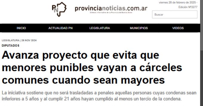 ElTrumpista's tweet photo. KICILLOF ORDENÓ Y APROBÓ UN PROYECTO PARA QUE LOS MENORES DELINCUENTES NO VAYAN A LA CÁRCEL AL SER MAYORES.

KICILLOF SOS RESPONSABLE DEL BAÑO DE SANGRE EN LA PROVINCIA. https://t.co/BGSCezYEr9