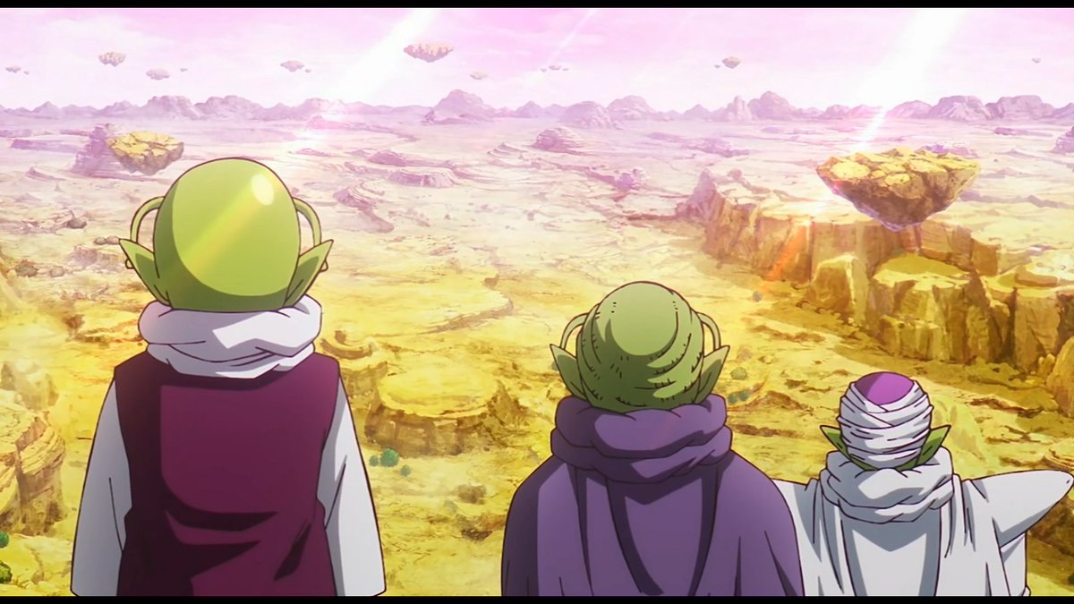 Neva convida Dende para viver no Makai.

Neva: Dende, você não gostaria de voltar a morar no Makai? Aqui seria um lugar confortável para viver.

Dende: Lamento, mas tenho um papel a cumprir na Terra.

Neva (para o Piccolo): Você também, né?

Piccolo: Pois é. 

Dende: Mas vou