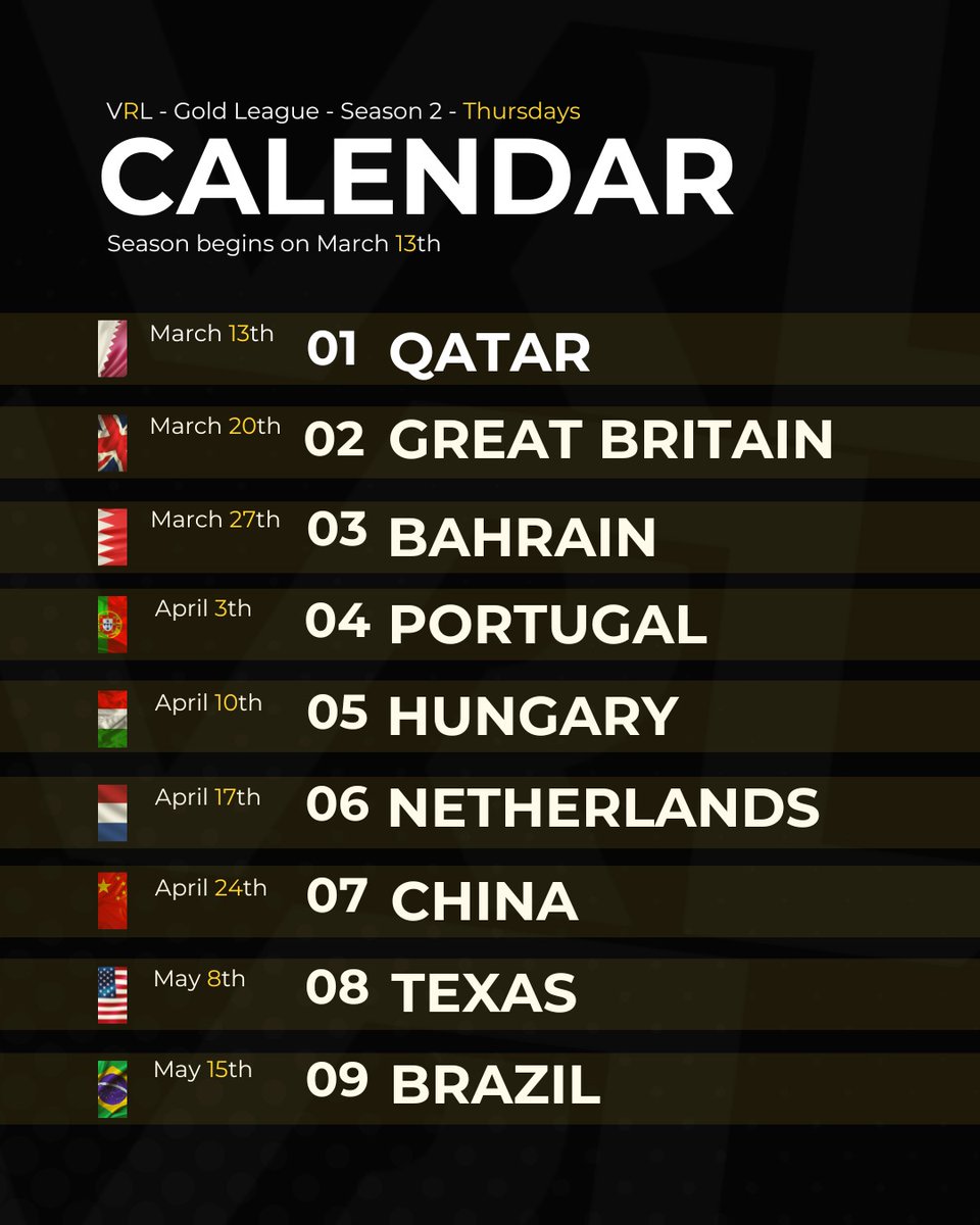 Virtual Racing League tweet media