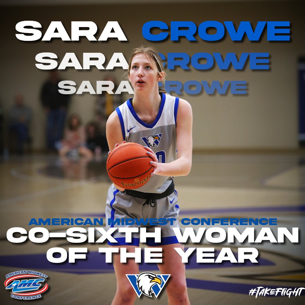W🏀 Sara Crowe was named the co-Sixth Woman of the Year at the AMC Awards Banquet last night!

#TakeFlight