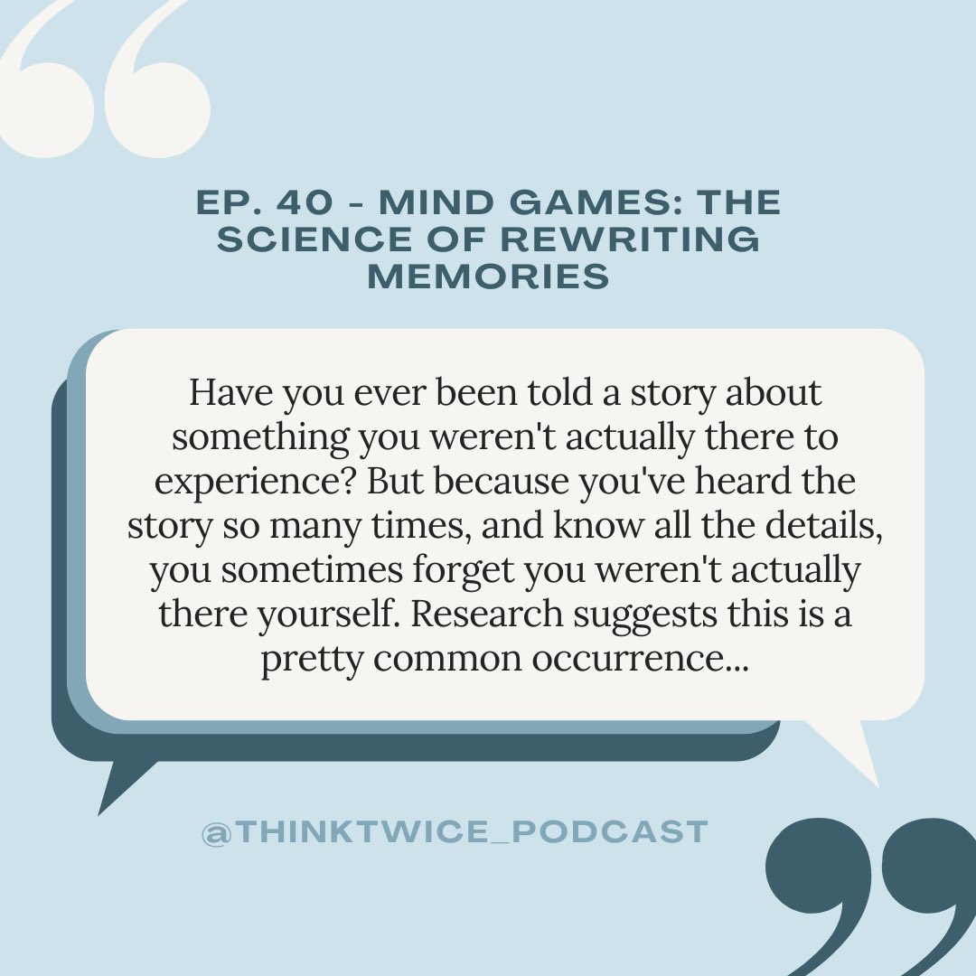 Join us on this episode, where we discuss memory manipulation in media and its impact on society, the neuroscience behind memory and the interesting ways researchers are using our understanding of memory to manipulate it.