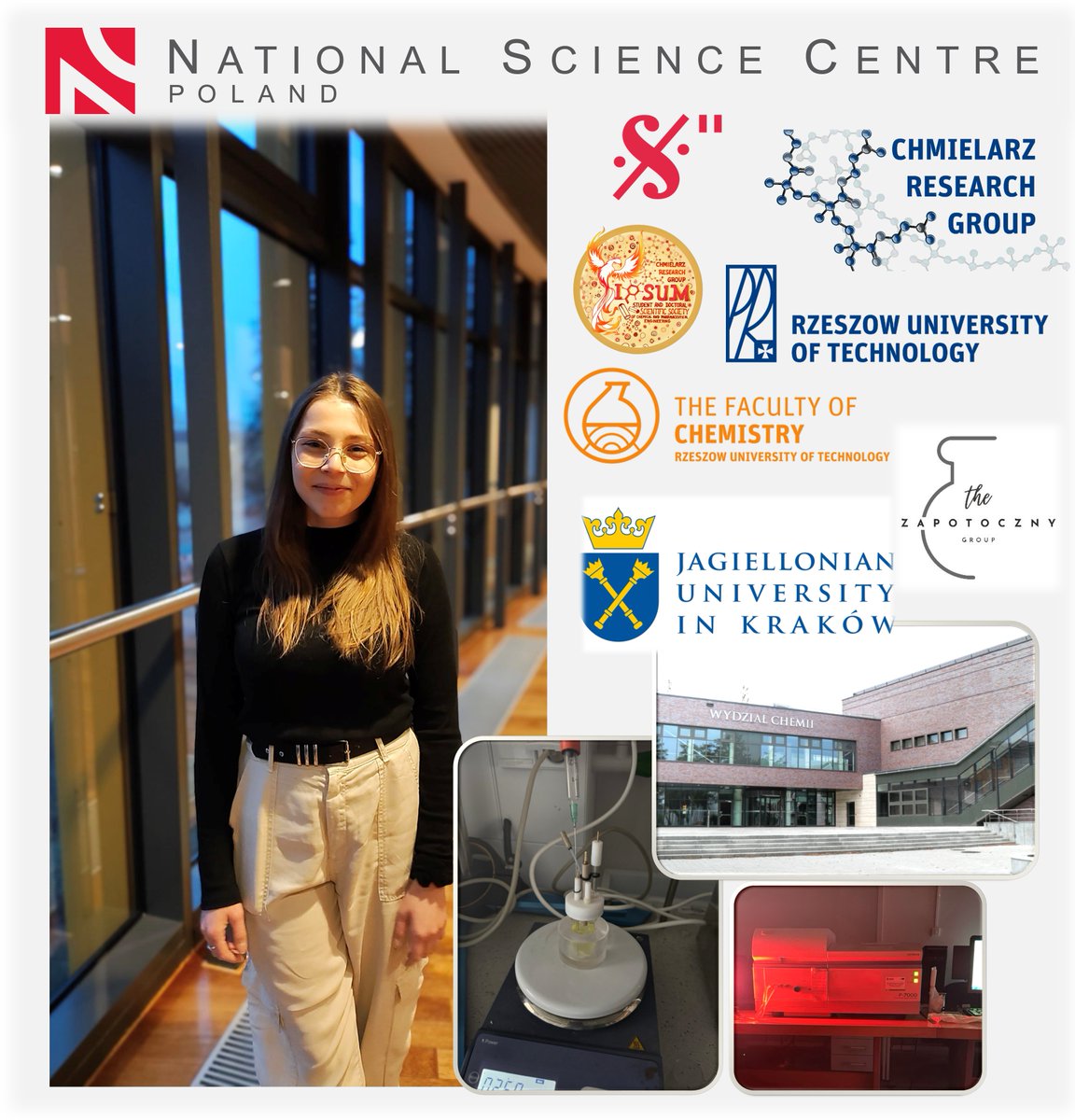 Chmielarz Research Group (@chmielarz_group) on Twitter photo 📣Our PhD student <a href="/sroka_ma/">Małgorzata Klamut</a> 👩🔬completed a short internship in <a href="/zapotocznylab/">Zapotoczny Group</a> <a href="/JagiellonskiUni/">Uniwersytet Jagielloński</a> exploring the photophysical properties of riboflavin🔬💡Many thanks to Prof. Tomasz Uchacz & Dr. Karol Wolski for the possibility and great cooperation as a part of #SONATABIS10 <a href="/NCN_PL/">Narodowe Centrum Nauki</a> 📣Our PhD student <a href="/sroka_ma/">Małgorzata Klamut</a> 👩🔬completed a short internship in <a href="/zapotocznylab/">Zapotoczny Group</a> <a href="/JagiellonskiUni/">Uniwersytet Jagielloński</a> exploring the photophysical properties of riboflavin🔬💡Many thanks to Prof. Tomasz Uchacz & Dr. Karol Wolski for the possibility and great cooperation as a part of #SONATABIS10 <a href="/NCN_PL/">Narodowe Centrum Nauki</a>