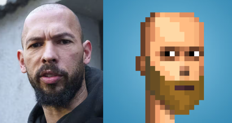 Tell the difference, no you cant. TOP G TOP NFTS <a href="/Cobratate/">Andrew Tate</a> <a href="/PunkSecrets/">PunkSecrets</a> #nft #crypto #punks