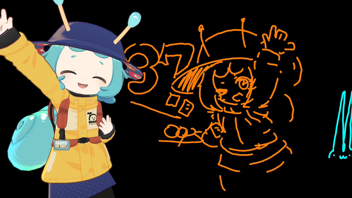 #VRCラジオ体操 
気がついたら、のべ一ヶ月を超えておりました!
参加毎にイルネルちゃんを描くなどをしている。 