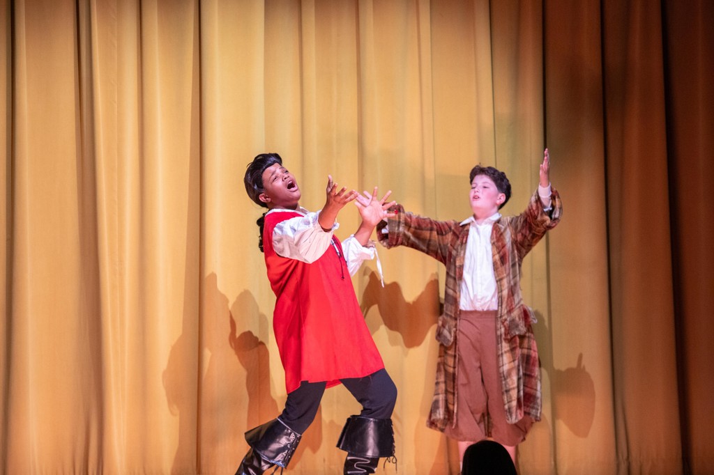 CalvertSchoolMD's tweet photo. It’s finally time to “be our guest!”🎉 Tonight and tomorrow, the cast and crew of “Beauty and the Beast Jr.” will leap onstage to perform this year’s winter musical. 💙💛
Break a leg, Mighty Bees!
#WinterMusical #MiddleSchoolMusical #Beautyandthebeast #drama https://t.co/MxEe1owFza