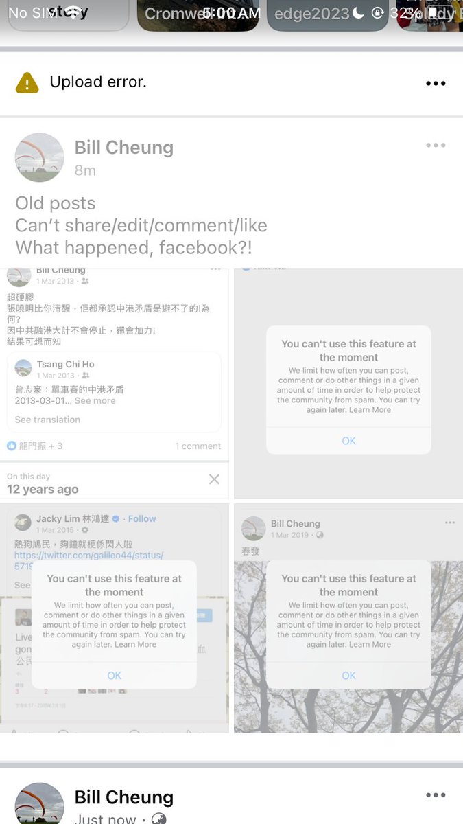 BillCheung11's tweet photo. 4 of many posts can’t edit /share/comment/change privacy in Facebook👇 https://t.co/TuR7QXdG1t
