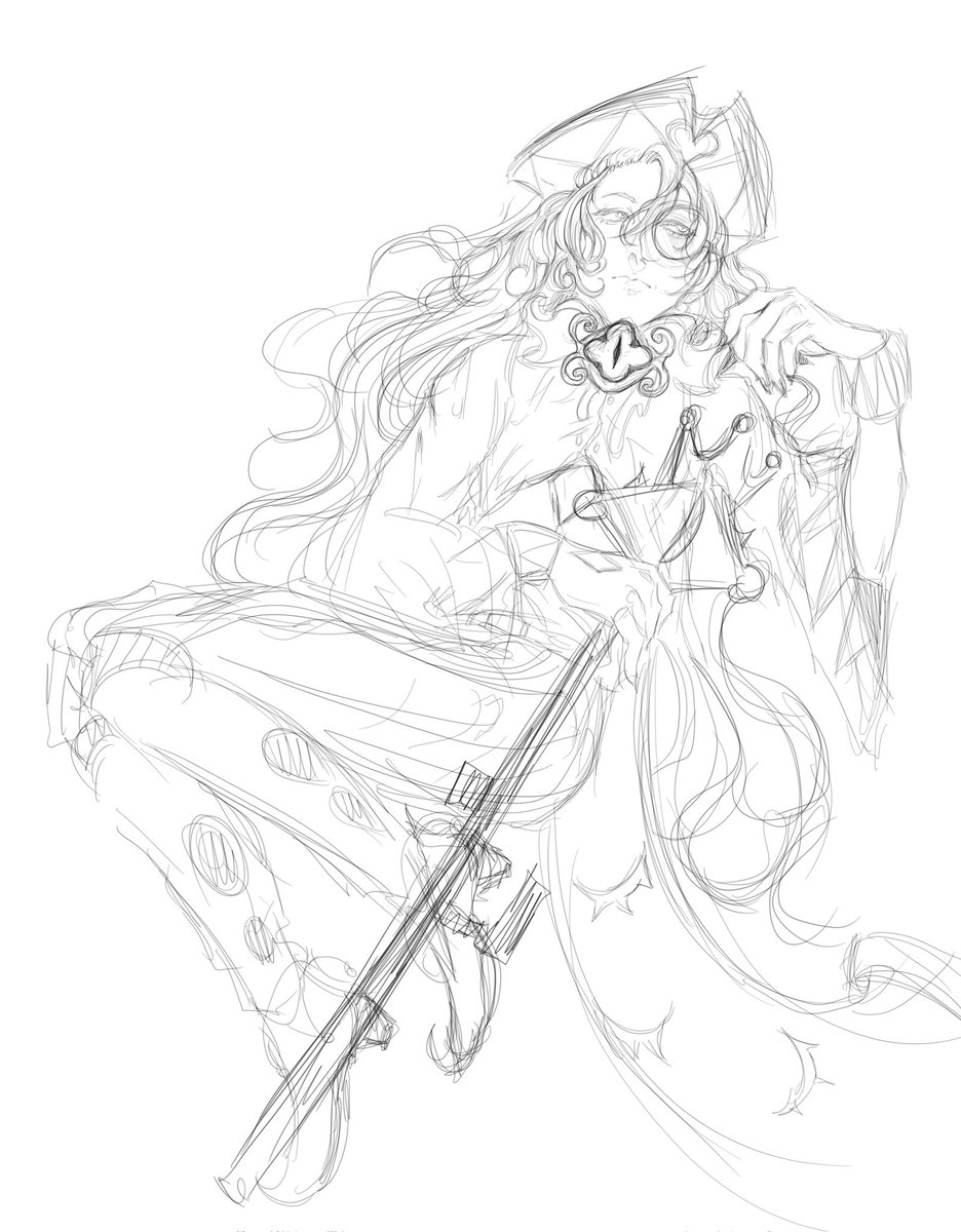 Neiolar's tweet photo. Shadow Milk cookie wip sketches 
#shadowmilk #shadowmilkcookie #cookierunkingdom #cookierunkingdomfanart https://t.co/sz34vOstO5