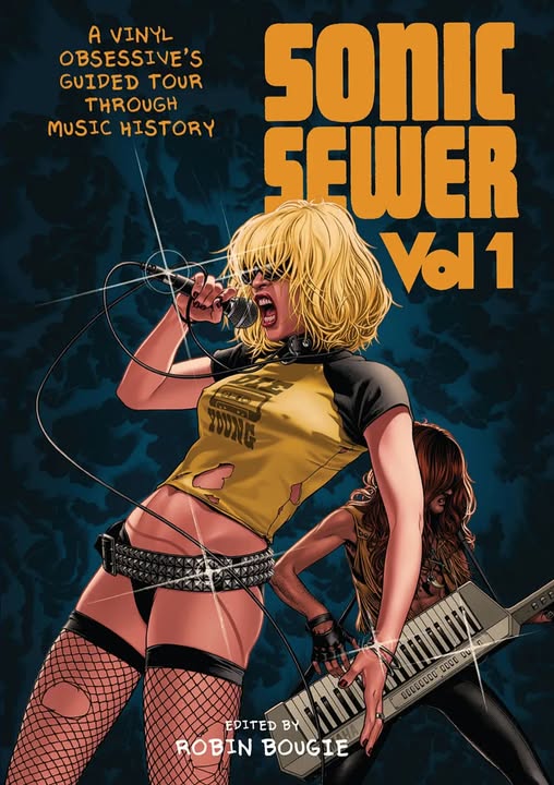 Vol 1 of my brand new book series, SONIC SEWER, is up for preorder and for anyone into weird music history, vinyl records, and my art. It's in with my webstore if you're in North America cinemasewer.storenvy.com or with fabpress.com if you're anywhere else