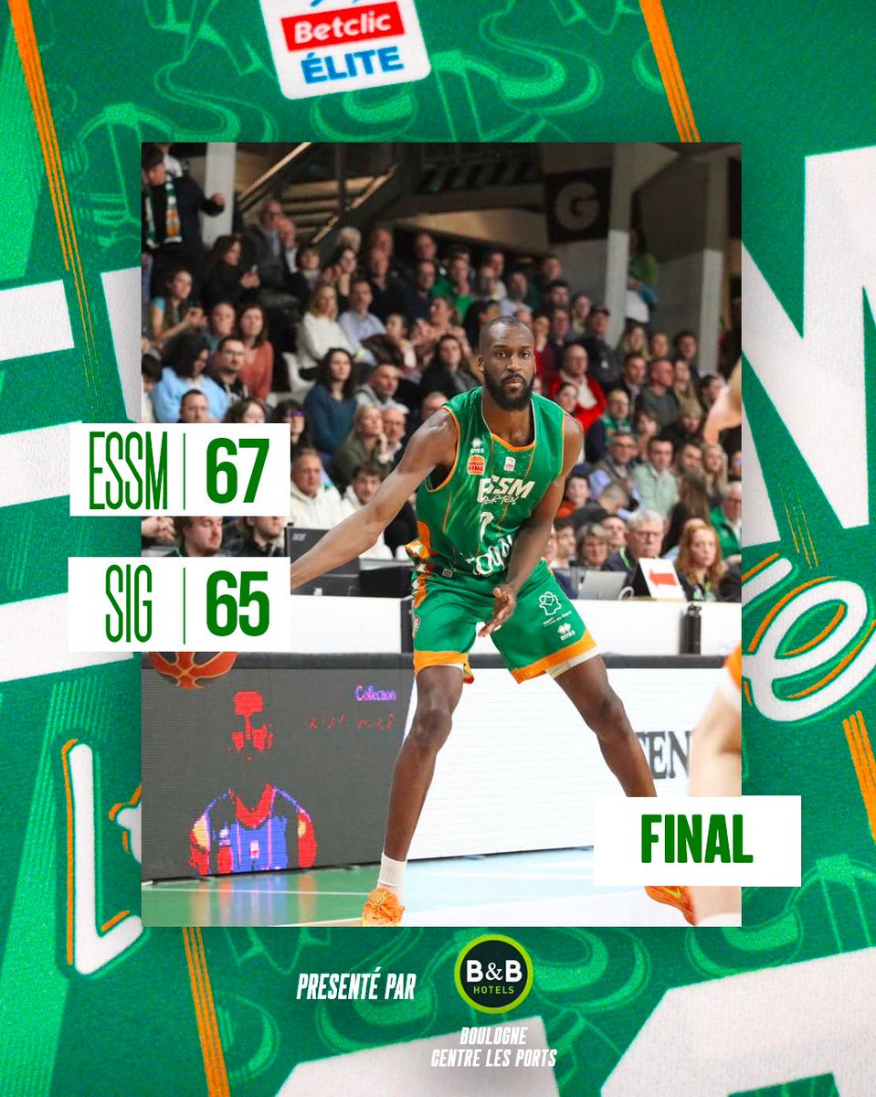 ESSMbasket's tweet photo. ✅ 𝐅𝐢𝐧 𝐝𝐮 𝐦𝐚𝐭𝐜𝐡 • @Betclic_ELITE

LE MONEY-TIME DE PATRON 🔥

Les portelois rebondissent et s'imposent dans un Chaudron incandescent face à la @sigstrasbourg ⚡

🌟 FOX 17-4-2 🌟

🔜 Prochain rendez-vous samedi prochain, pour le match de Carnaval face au @limogescsp 🎭 https://t.co/KjaQB14nnV