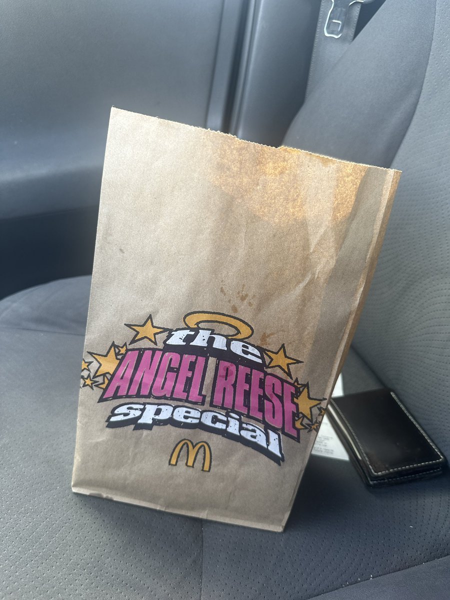 Angel Reese meal acquired