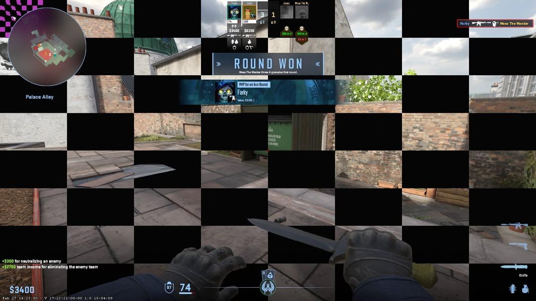 Kamarát píše: "som v smoku a vidim šachovnicu, vidim cez smoke, nevieš ako to opraviť", tak som mu povedal nech pošle screen a toto mi poslal XD