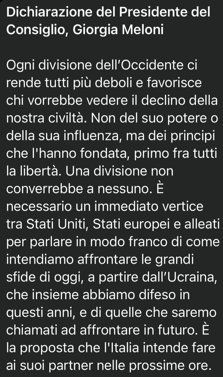 GiovaQuez's tweet photo. Ovviamente nessun accenno al comportamento indegno di Trump e Vance e nessuna solidarietà a Zelensky per la vile aggressione subita. Non ci aspettavamo nulla di diverso. https://t.co/vytaezmpFX