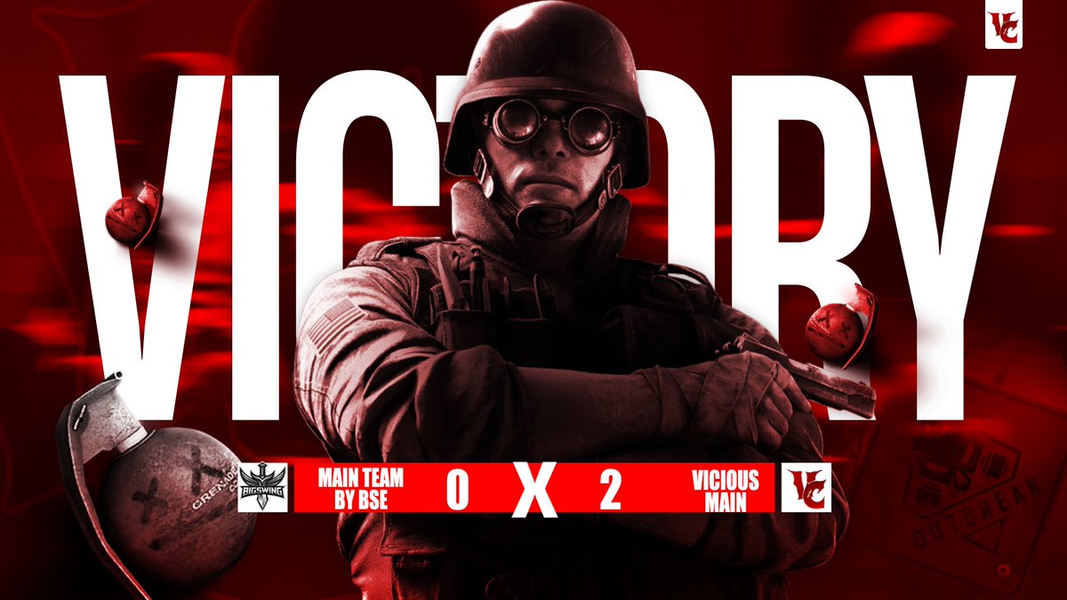 Vicious eSport (@v1c_esport) on Twitter photo Result!
Our Main Team got a VICTORY in Matchday 3 in <a href="/DACH_League/">DACH League</a> DIV 1
GG to Main Team by BSE
๐บ๏ธKafe 7:5 | Labs 8:7
Our Heroes:
<a href="/TimClickHeads/">TimSon</a>
<a href="/R6_Noisy/">Noisy</a>
<a href="/Pooshi7/">Pooshi</a>
<a href="/cookiedealerc/">๐๐ข๐ด๐ด๐บ๐๏ธ</a>
<a href="/hvppy_r6/">hvppy</a> Result!
Our Main Team got a VICTORY in Matchday 3 in <a href="/DACH_League/">DACH League</a> DIV 1
GG to Main Team by BSE
๐บ๏ธKafe 7:5 | Labs 8:7
Our Heroes:
<a href="/TimClickHeads/">TimSon</a>
<a href="/R6_Noisy/">Noisy</a>
<a href="/Pooshi7/">Pooshi</a>
<a href="/cookiedealerc/">๐๐ข๐ด๐ด๐บ๐๏ธ</a>
<a href="/hvppy_r6/">hvppy</a>