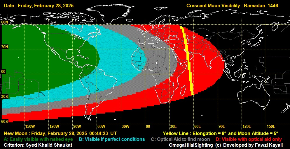 iftiswelt's tweet photo. It is an established fact that today, in Great Britain, the new crescent moon could not have been seen with the naked eye (i.e., without optical aid).
Consequently, we conclude that Sunday 2 March 2025 CE will be 1 Ramadan 1446 AH. https://t.co/aEIpcYk39w