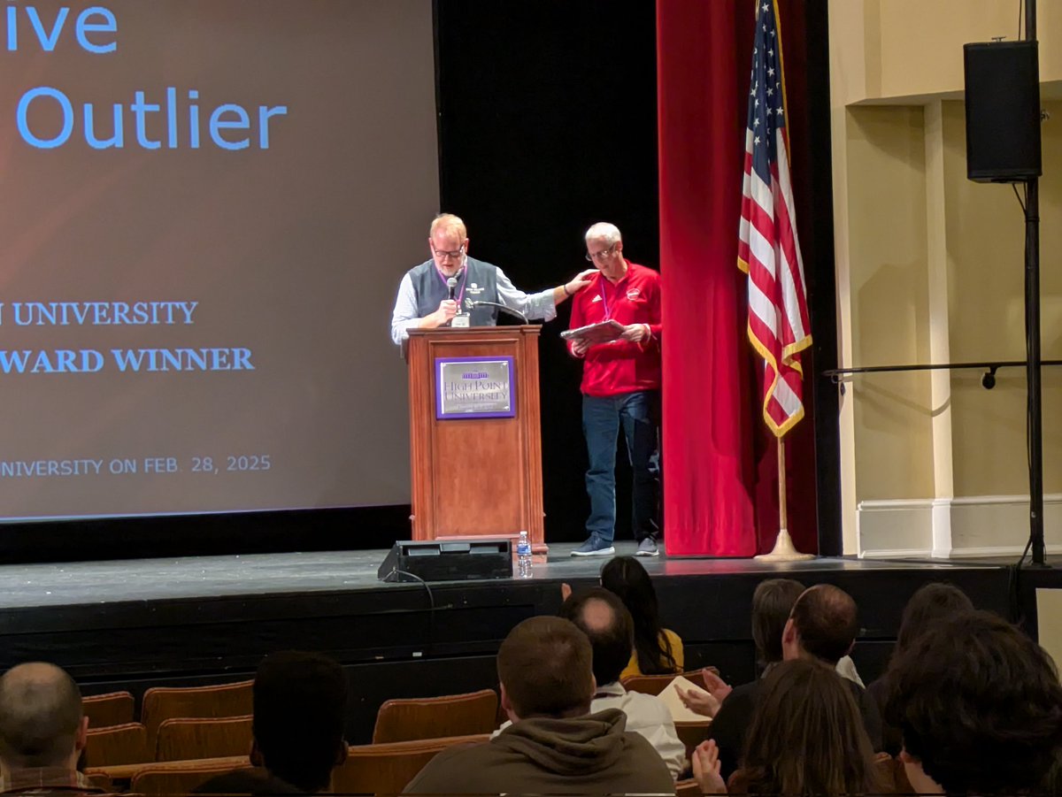 Congratulations to Dr. Tom Fitzkee who won this year's MAA-SE Distinguished Service Award!