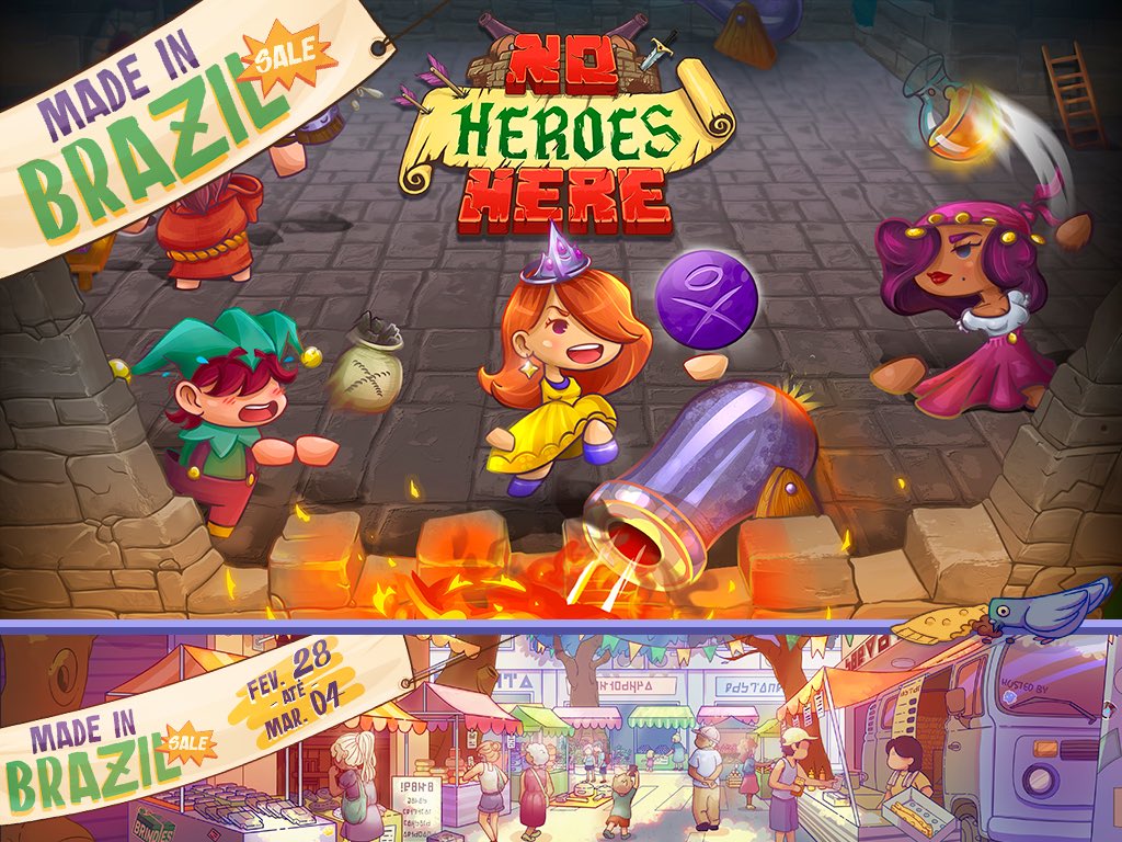 A Made in Brazil Sale já está entre nós! 🥳

Aproveite esse carnaval com descontos de até 80% nos nossos jogos na Steam e na Nuuvem! 🎮