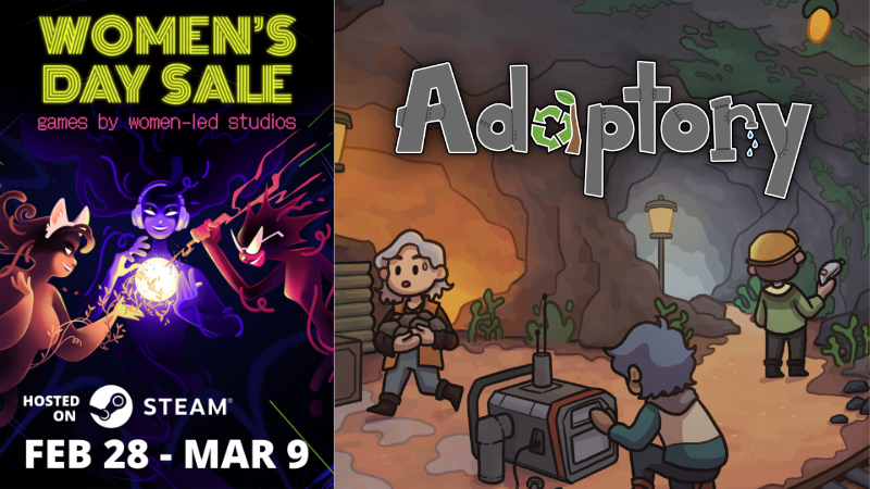 We are very excited to be part of the <a href="/wingsfundme/">WINGS</a>  Women's Day Sale again in 2025!! Check out all these amazing games, and play the latest #Adaptory demo: store.steampowered.com/news/app/22016… #Steam #WomensDaySale