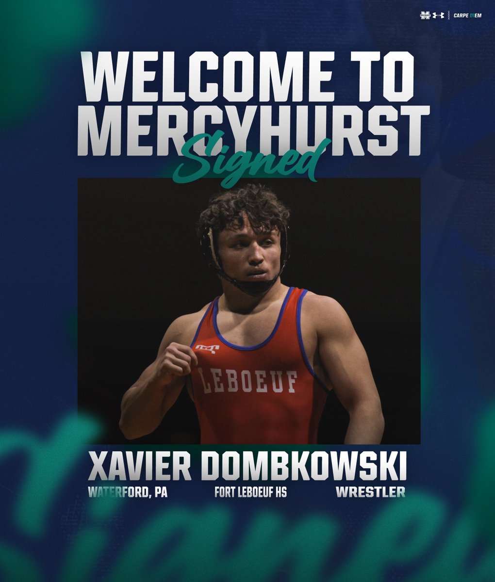 𝒮𝒾𝑔𝓃𝑒𝒹! 🖊️

Xavier Dombkowski from Fort Leboeuf High School in Waterford, PA has signed with the Lakers!

Welcome to Mercyhurst! ☘️