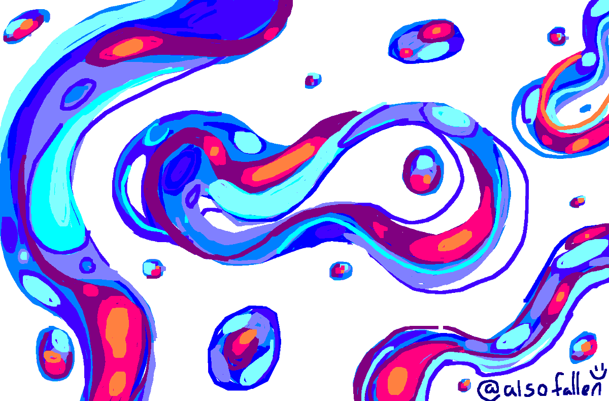 alsofallen's tweet image. Swirls 😼
#art #color